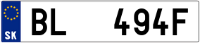 Truck License Plate